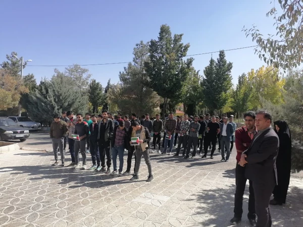 تجمع دانشجویا ، کارکنان و اساتید مرکز شهید بهشتی اقلید در محکومیت جنایات رژیم غاصب صهیونیستی 11