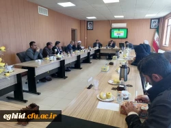 جلسه استادان و کارکنان مرکز شهید بهشتی اقلید با جناب آقای دکتر زارع شیبانی 5