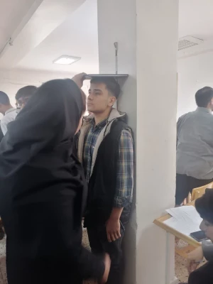 اجرای طرح غربالگری سلامت در دانشگاه فرهنگیان واحد شهید بهشتی اقلید 3