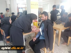 اجرای طرح غربالگری سلامت در دانشگاه فرهنگیان واحد شهید بهشتی اقلید 6