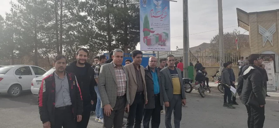 آئین معنوی و باشکوه استقبال از شهید گمنام در شهرستان اقلید برگزار شد 2