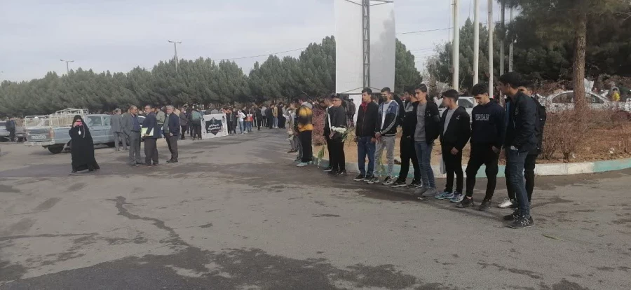 آئین معنوی و باشکوه استقبال از شهید گمنام در شهرستان اقلید برگزار شد 4