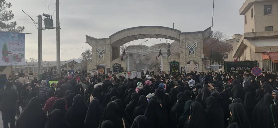 آئین معنوی و باشکوه استقبال از شهید گمنام در شهرستان اقلید برگزار شد 9