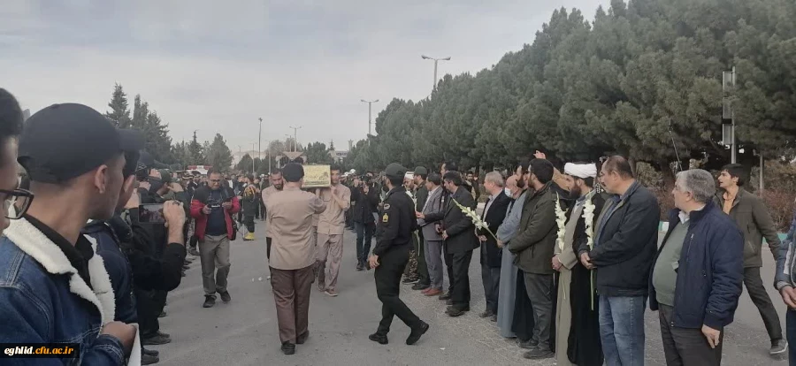 آئین معنوی و باشکوه استقبال از شهید گمنام در شهرستان اقلید برگزار شد 12