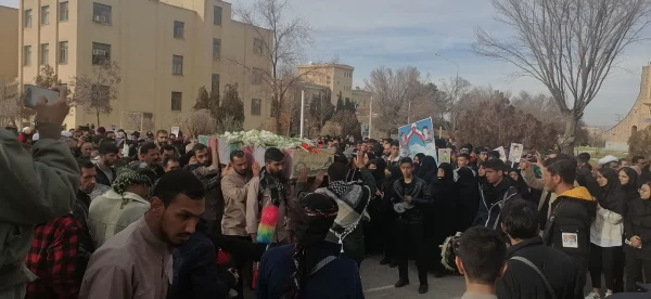 آئین معنوی و باشکوه استقبال از شهید گمنام در شهرستان اقلید برگزار شد 14