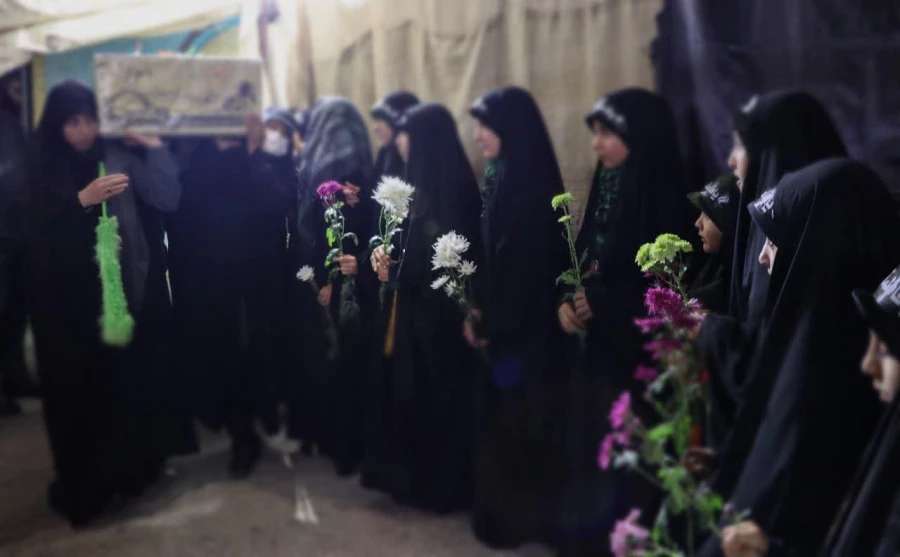 مراسم وداع با پیکر مطهر شهید گمنام در دانشگاه فرهنگیان واحد شهید بهشتی اقلید 7