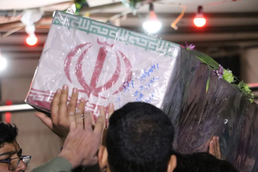 مراسم وداع با پیکر مطهر شهید گمنام در دانشگاه فرهنگیان واحد شهید بهشتی اقلید 9