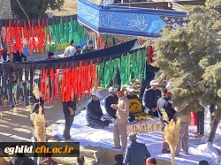 تشیع و خاکسپاری پیکر پاک شهید گمنام در مرکز شهید بهشتی اقلید 4