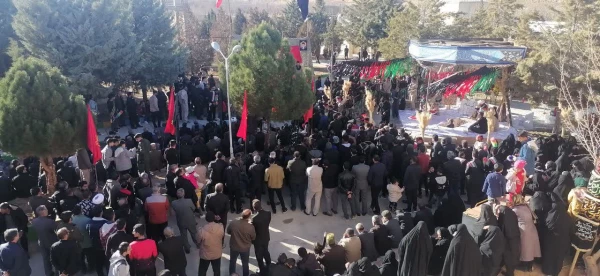 تشیع و خاکسپاری پیکر پاک شهید گمنام در مرکز شهید بهشتی اقلید 8