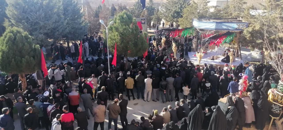 تشیع و خاکسپاری پیکر پاک شهید گمنام در مرکز شهید بهشتی اقلید 8