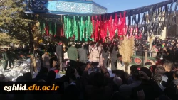 تشیع و خاکسپاری پیکر پاک شهید گمنام در مرکز شهید بهشتی اقلید 12