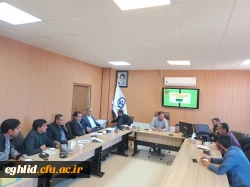 جلسه هماهنگی جهت برگزاری امتحانات پایان ترم دی ماه 1402 برگزار شد. 2