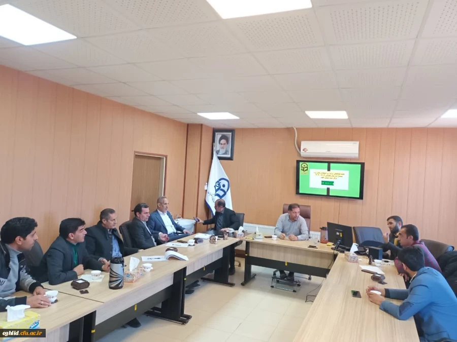 جلسه هماهنگی جهت برگزاری امتحانات پایان ترم دی ماه 1402 برگزار شد. 2