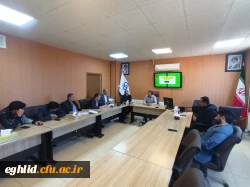 جلسه هماهنگی جهت برگزاری امتحانات پایان ترم دی ماه 1402 برگزار شد. 3