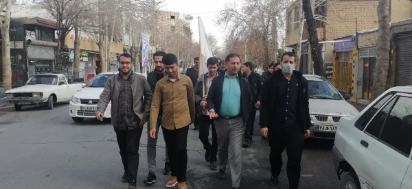 حضور دانشجویان، اساتید و کارکنان مرکز شهید بهشتی اقلید در مراسم بزرگداشت سالروز حماسه ۹دی 5