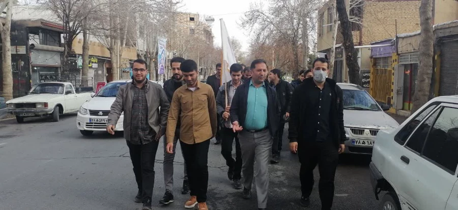 حضور دانشجویان، اساتید و کارکنان مرکز شهید بهشتی اقلید در مراسم بزرگداشت سالروز حماسه ۹دی 5