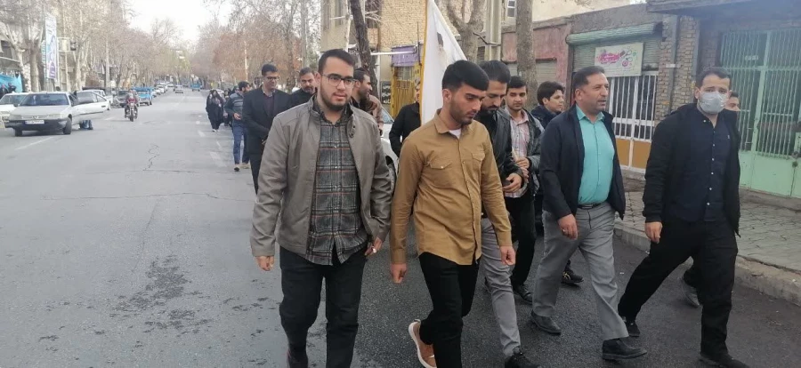 حضور دانشجویان، اساتید و کارکنان مرکز شهید بهشتی اقلید در مراسم بزرگداشت سالروز حماسه ۹دی 6