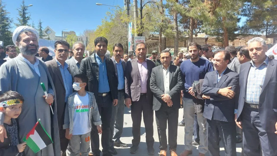 حضور پرشور دانشجویان، اساتید و کارکنان دانشگاه فرهنگیان واحد شهید بهشتی اقلید در حماسه روز جهانی قدس 5