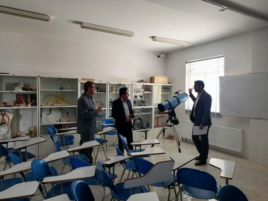 بازدید مسئولین واحد نظارت و ارزیابی دانشگاه فرهنگیان استان فارس از مرکز شهید بهشتی اقلید 8
