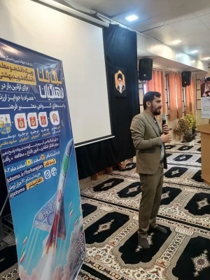 جلسه آموزش و توجیه دانشجو معلمان در مورد طرح جهاد تبیین (لیگ جت) برگزار شد .  5