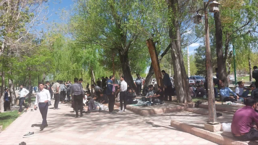 اردوی تفریحی دانشجویان مرکز شهید بهشتی اقلید در بوستان محمد رسول الله 4