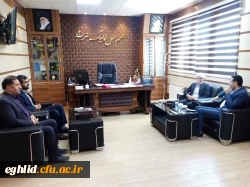 دیدار  دکتر صالحی نماینده مردم شهرستان اقلید با دکتر صادقی مدیر دانشگاه فرهنگیان استان فارس 3