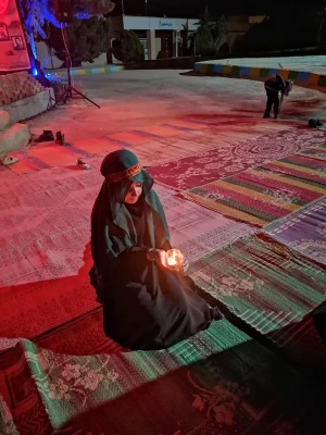 مراسم شام غریبان حضرت اباعبدالله الحسین علیه السلام در جوار شهید گمنام دانشگاه فرهنگیان 2