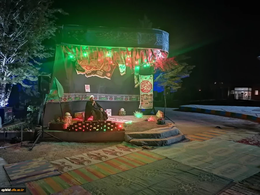 مراسم شام غریبان حضرت اباعبدالله الحسین علیه السلام در جوار شهید گمنام دانشگاه فرهنگیان 3