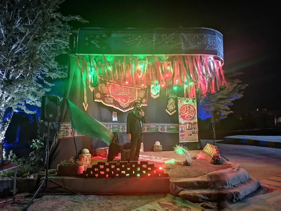 مراسم شام غریبان حضرت اباعبدالله الحسین علیه السلام در جوار شهید گمنام دانشگاه فرهنگیان 4