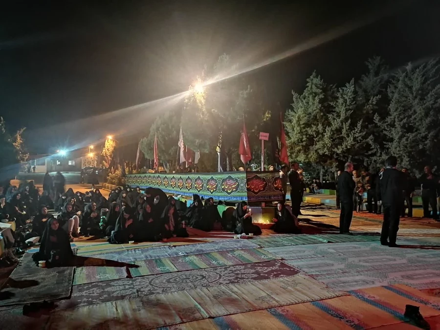 مراسم شام غریبان حضرت اباعبدالله الحسین علیه السلام در جوار شهید گمنام دانشگاه فرهنگیان 5