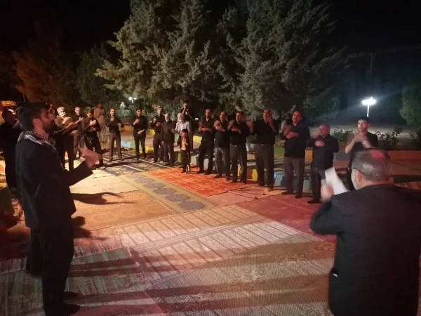 مراسم شام غریبان حضرت اباعبدالله الحسین علیه السلام در جوار شهید گمنام دانشگاه فرهنگیان 6