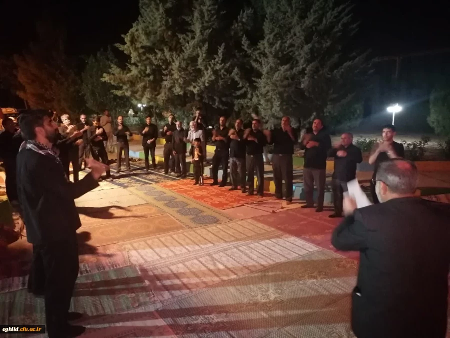 مراسم شام غریبان حضرت اباعبدالله الحسین علیه السلام در جوار شهید گمنام دانشگاه فرهنگیان 6