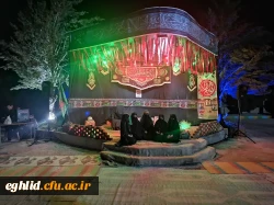 مراسم شام غریبان حضرت اباعبدالله الحسین علیه السلام در جوار شهید گمنام دانشگاه فرهنگیان 7