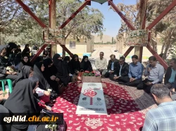 تجدید میثاق جمعی از دانشجویان و کارکنان دانشگاه های شهرستان اقلید با مقام شامخ شهدا 2