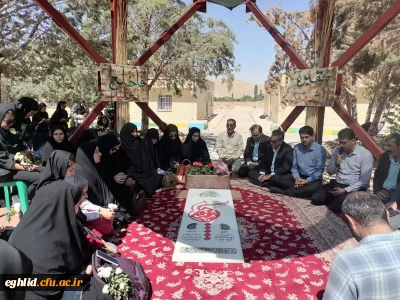 تجدید میثاق جمعی از دانشجویان و کارکنان دانشگاه های شهرستان اقلید با مقام شامخ شهدا