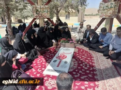 تجدید میثاق جمعی از دانشجویان و کارکنان دانشگاه های شهرستان اقلید با مقام شامخ شهدا 4