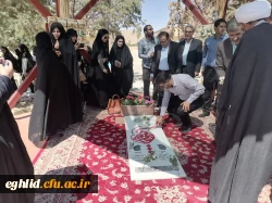 تجدید میثاق جمعی از دانشجویان و کارکنان دانشگاه های شهرستان اقلید با مقام شامخ شهدا 5