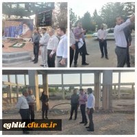 بازدید آقای دکتر وحیدی معاون هماهنگی، آقای همتی رئیس اداره مالی و برنامه و بودجه و خانم علی آبادی کارشناس حقوقی دانشگاه فرهنگیان فارس از فعالیت های عمرانی واحد شهید بهشتی اقلید

  2