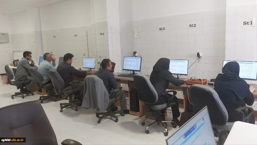 برگزاری آزمون آنلاین اعزام معلمین به خارج از کشور در مرکز شهید بهشتی اقلید 4