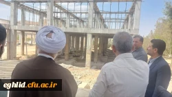 بازدید آقای دکتر شیروانی شیری سرپرست دانشگاه فرهنگیان فارس و حاج آقا جعفری مسئول نهاد رهبری در دانشگاه از واحد شهید بهشتی اقلید 6