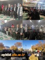 برگزاری تشییع شهید گمنام باحضور کارکنان،اساتید و دانشجویان 2