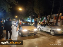 پذیرایی از کاروان خودرویی در موکب واحد شهید بهشتی اقلید 4