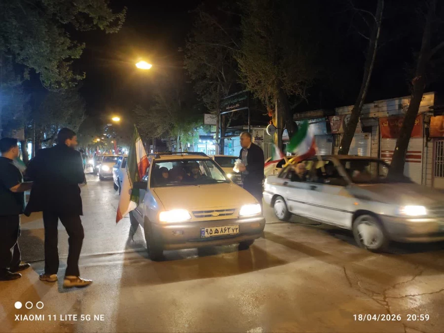 پذیرایی از کاروان خودرویی در موکب واحد شهید بهشتی اقلید 4