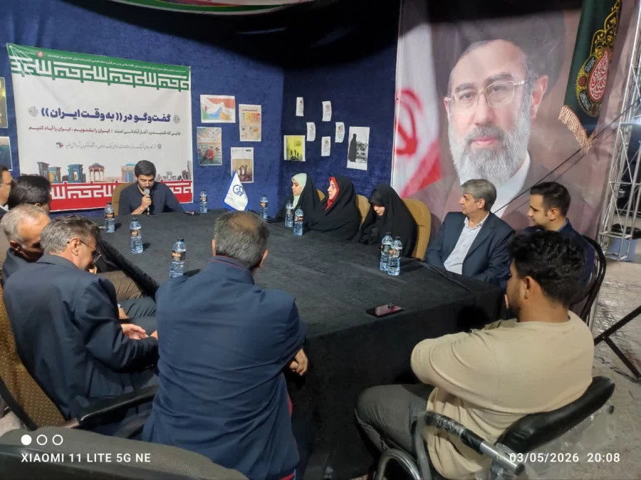 گزارش «کافه گفت وگو» جرقه های اندیشه در دل موکب شهید بهشتی اقلید 7